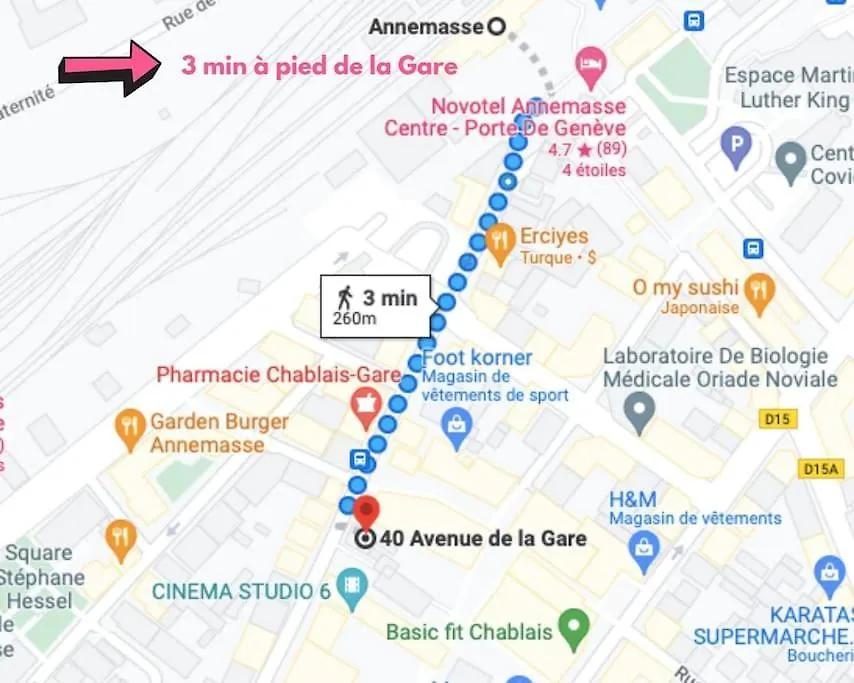 Green Cocon - Gare Annemasse A 3Min-Geneve Acces Direct Appartement