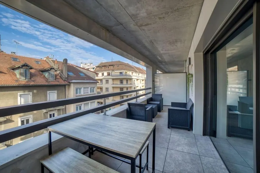 Appartement Green Cocon - Gare Annemasse A 3Min-Geneve Acces Direct